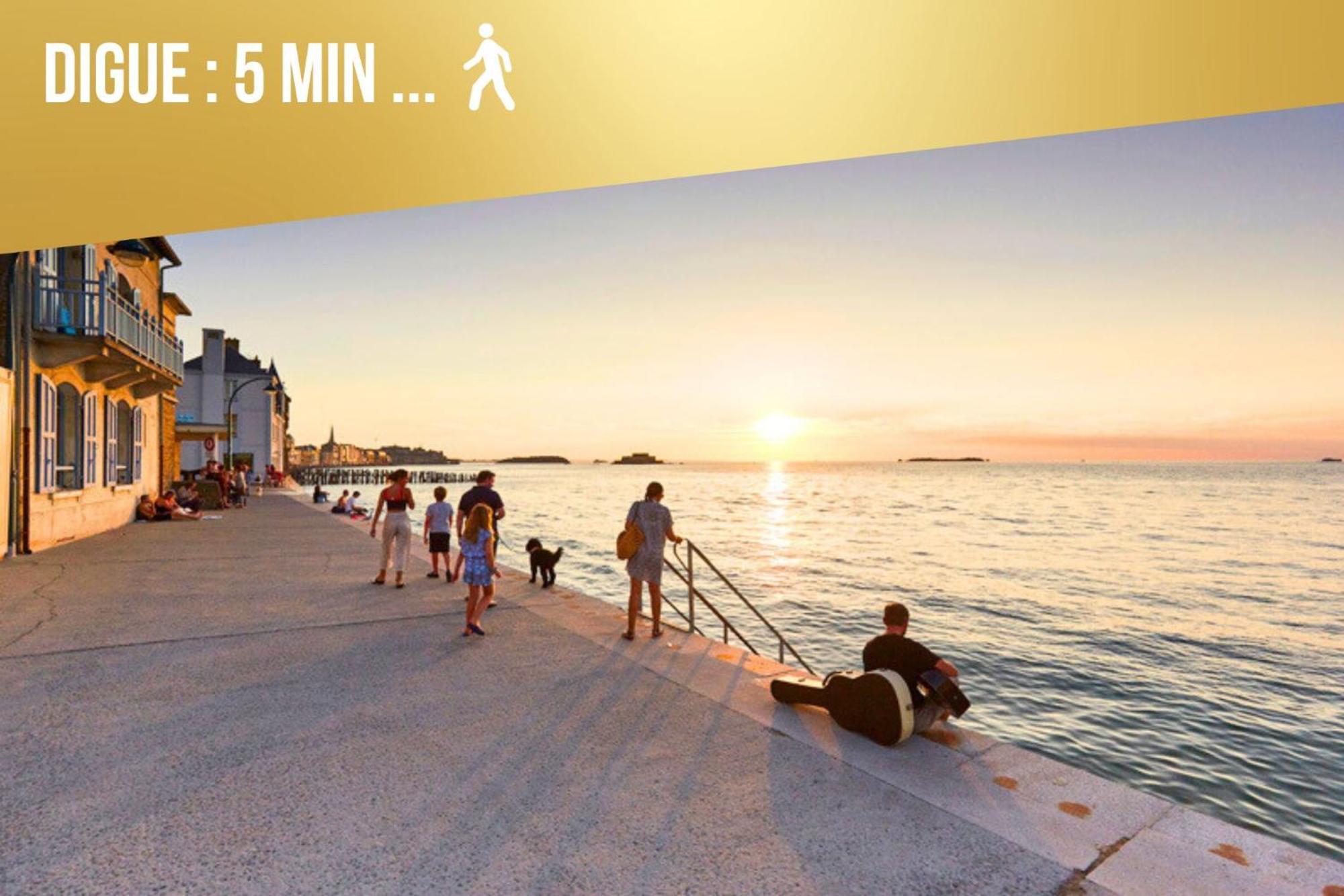 Allen - 2Min De La Plage Du Sillon Et Intra Saint-Malo Exterior photo
